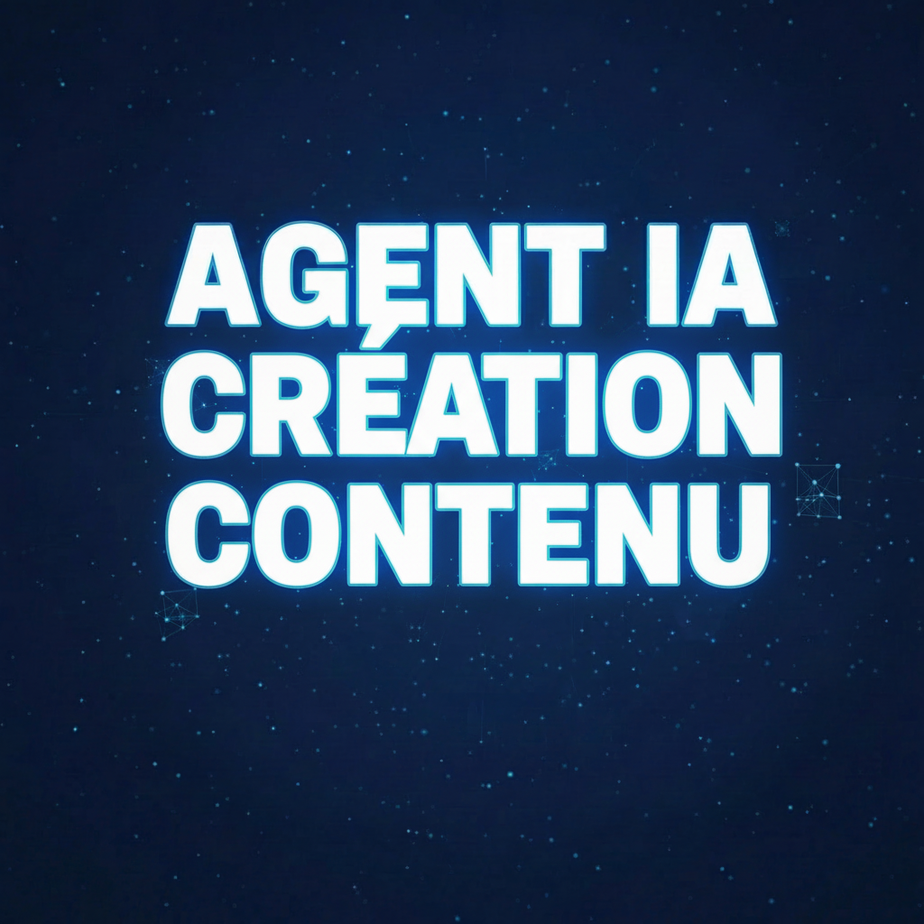 Formation Agent IA Création contenu